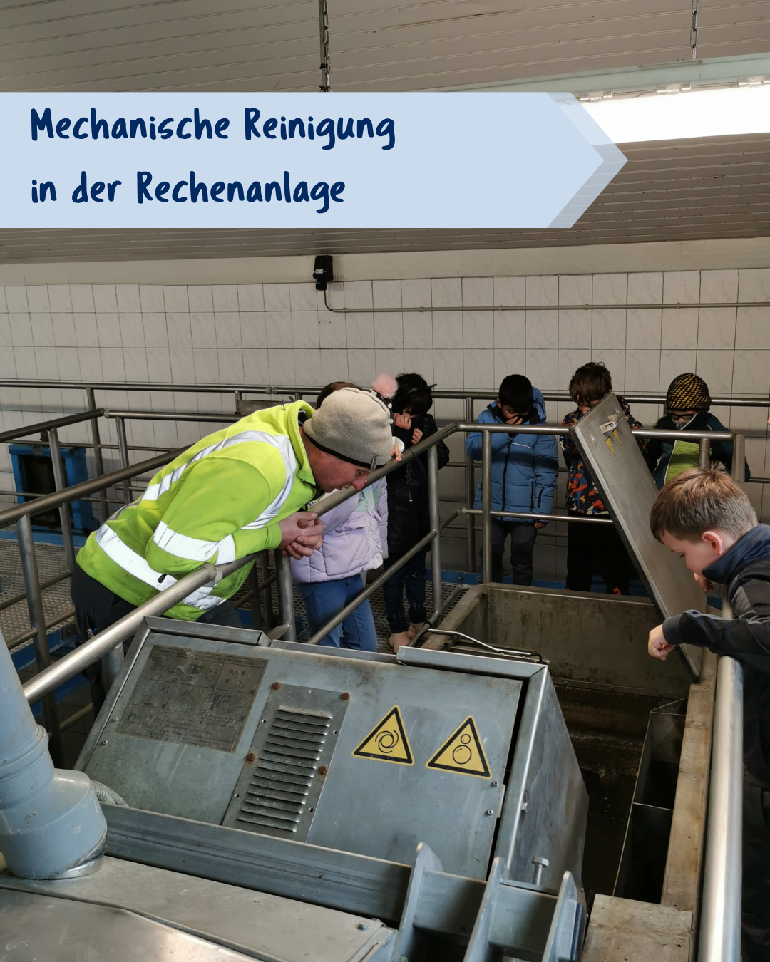 Mechanische Reinigung in der Rechenanlage