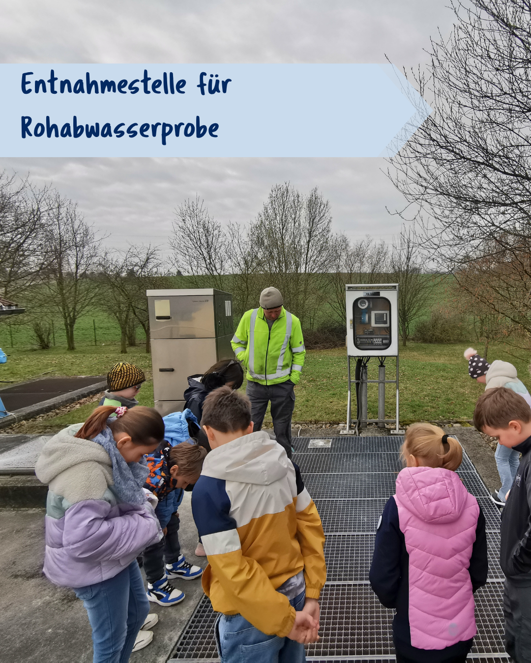 Entnahmestelle f&uuml;r Rohabwasserproben